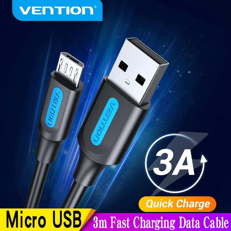 Photography Kit Xiaomi - Vention-micro usb 3a cabo de nylon,