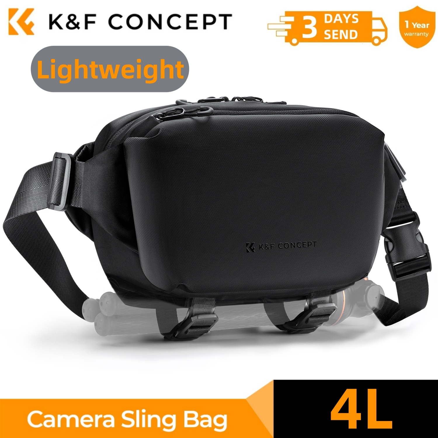 Camera Bag Waterproof - Bolsa de ombro para câmera K&F