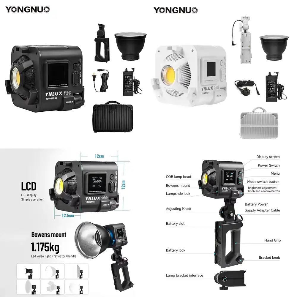 YONGNUO YNLUX100 100W 3200K-56 - Photography Videos avaliação e preço