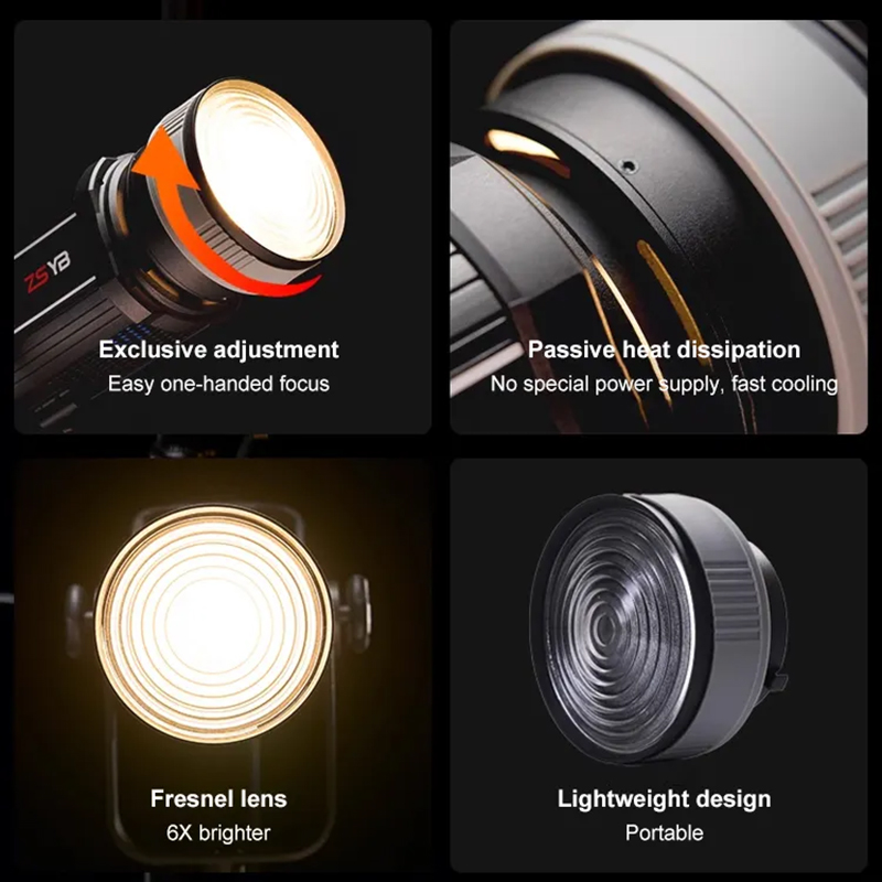 Lente Fresnel com Foco Ajustáv - Photography Zoom avaliação e preço