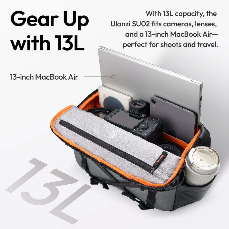 Ulanzi su02 moda digital dslr  - Camera Bag Waterproof avaliação e preço