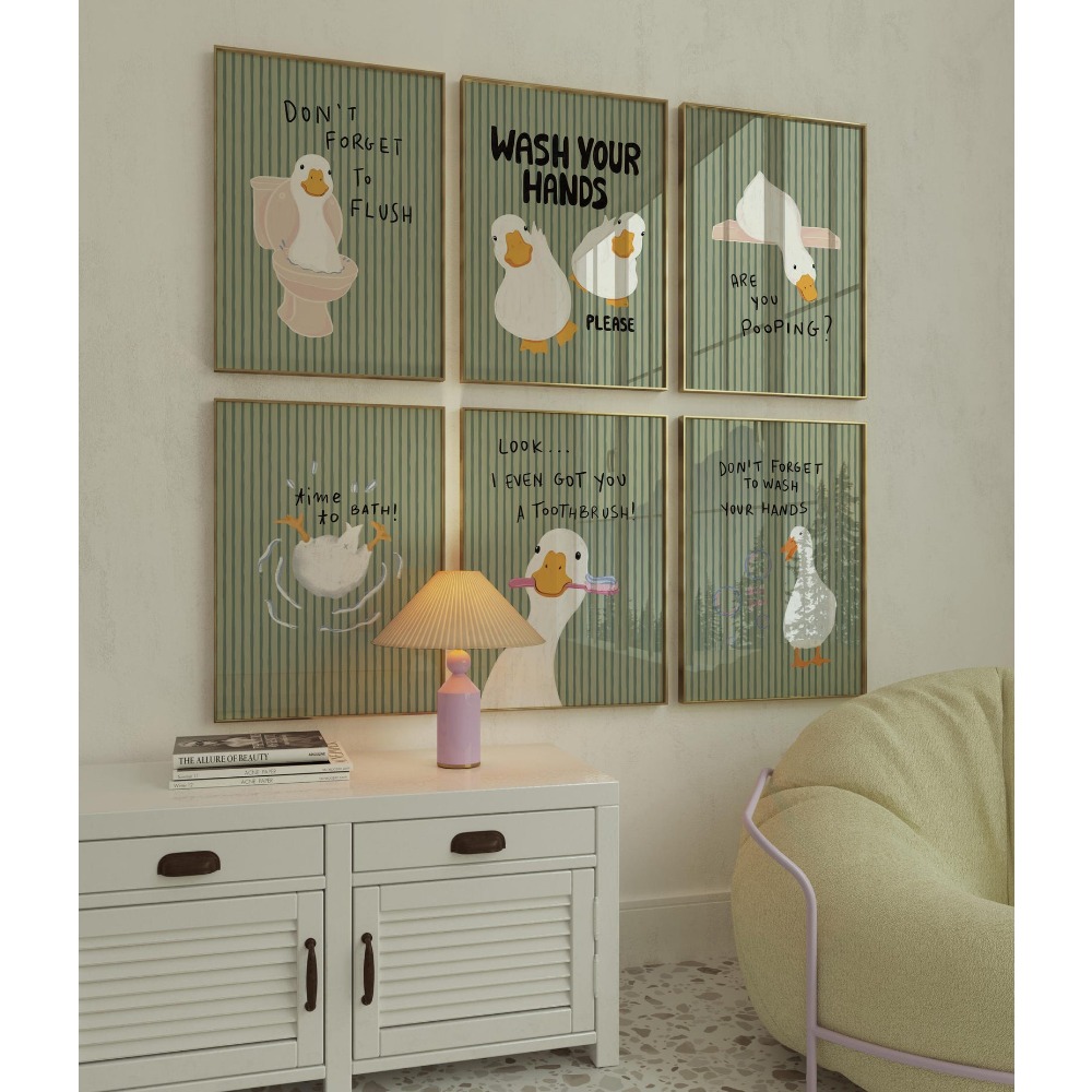Arte de Parede para Banheiro S - Photography Duck avaliação e preço