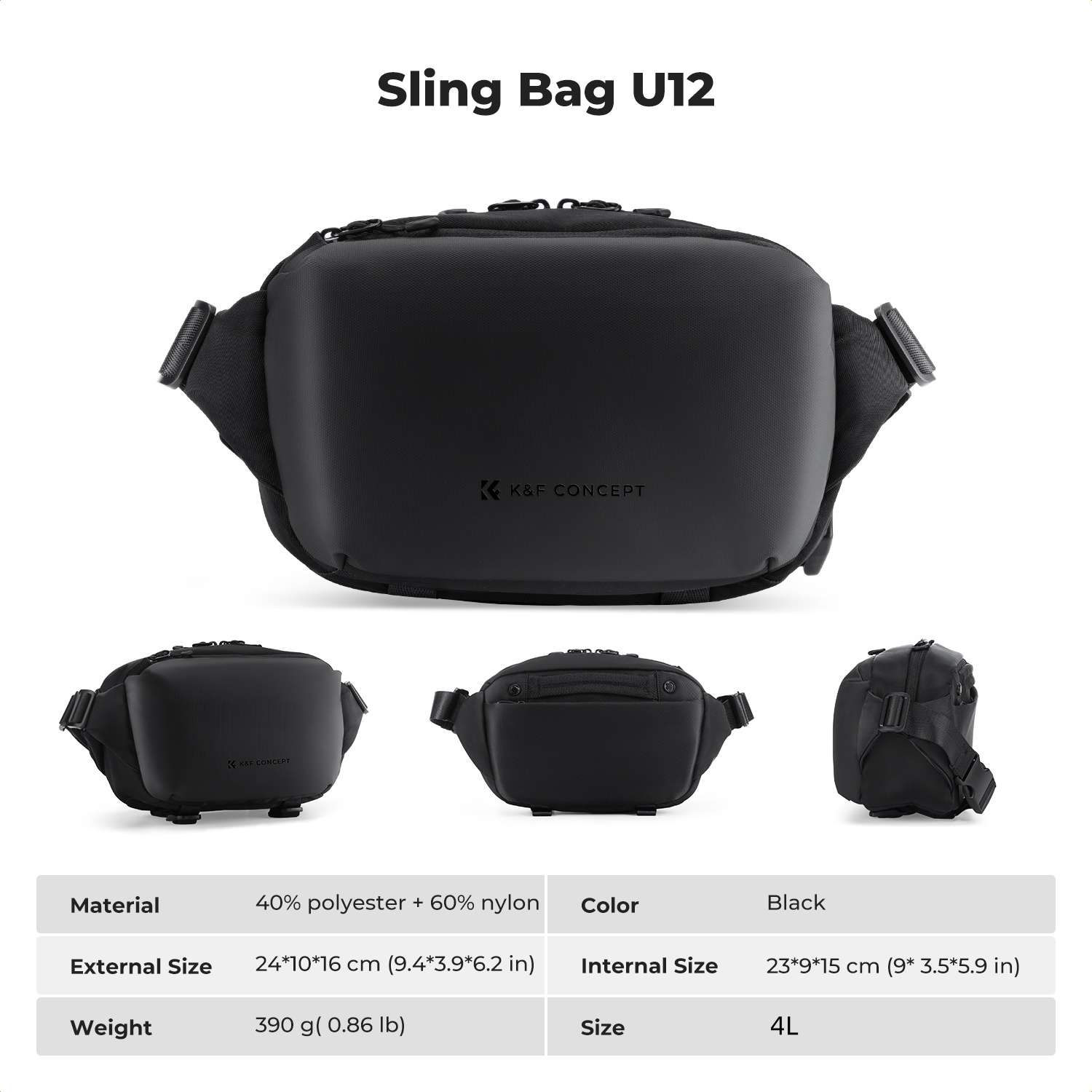 Bolsa de ombro para câmera K&F - Camera Bag Waterproof avaliação e preço