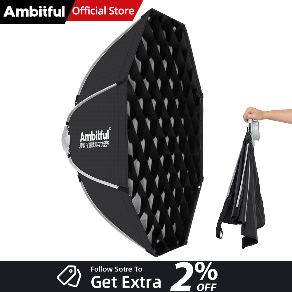 AMBITFUL Q7II 55/65/90cm Softb - Photography Grid avaliação e preço