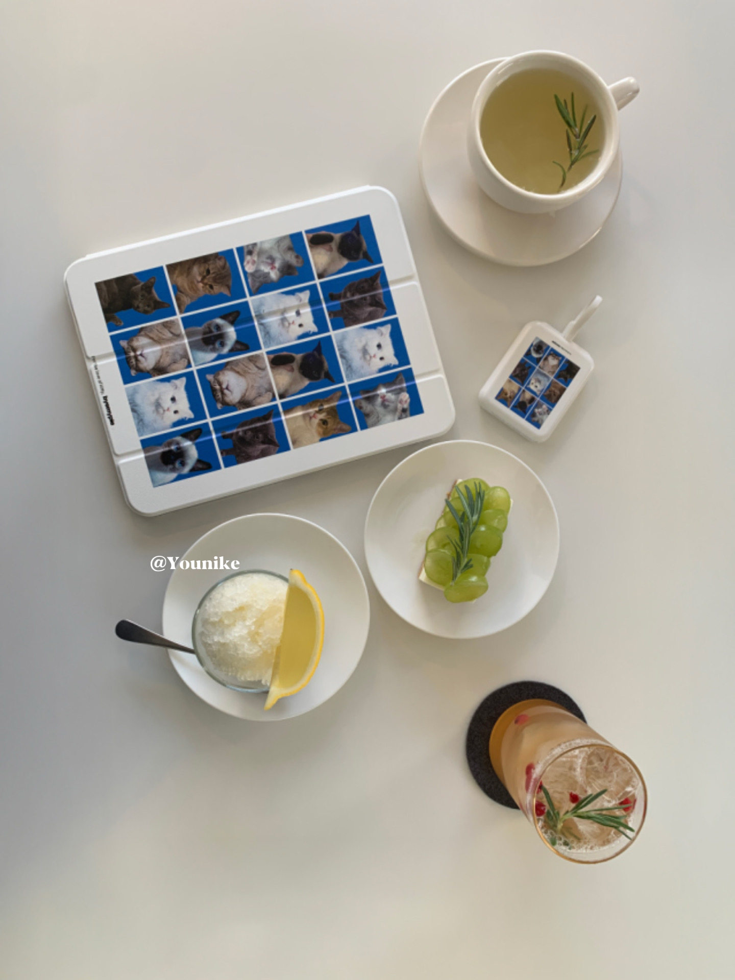 Capa Coreana Y2K com Estampa d - Photography Grid avaliação e preço