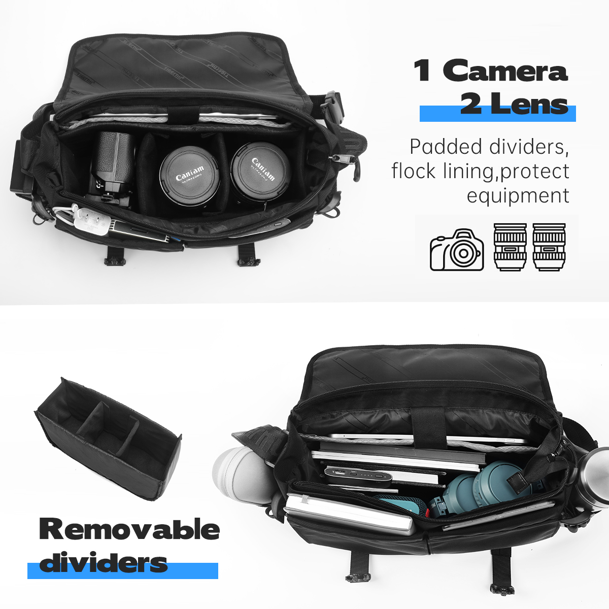 Tigernu bolsas de ombro mascul - Camera Bag Waterproof avaliação e preço