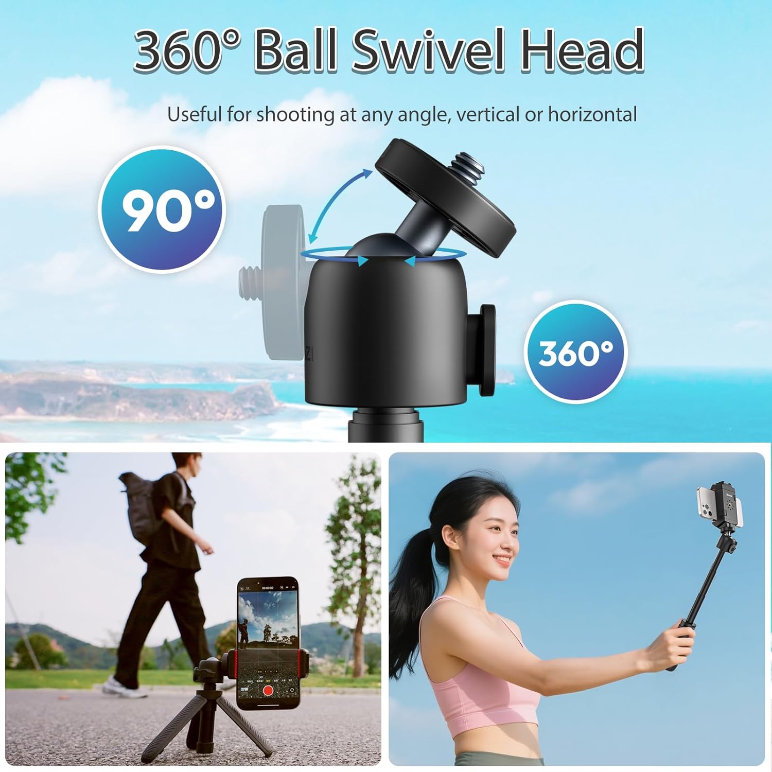 Ulanzi MT88 Tripé Selfie Stick - Photography Kit Xiaomi avaliação e preço