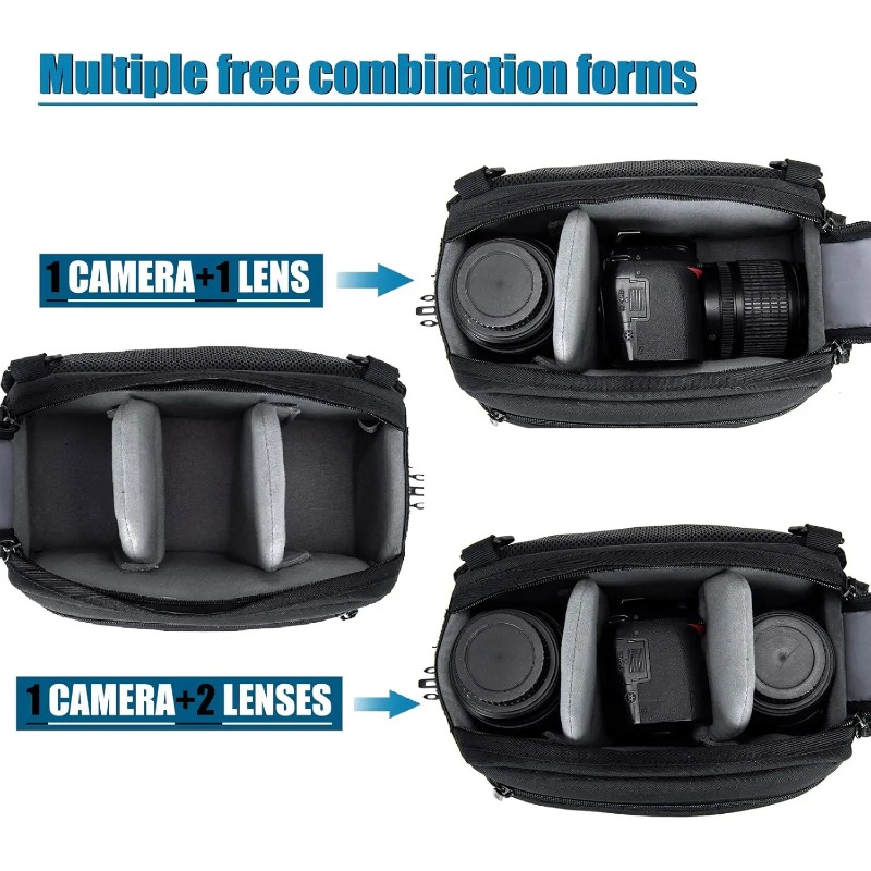 Bolsa tipo estilingue de um om - Camera Bag Waterproof avaliação e preço