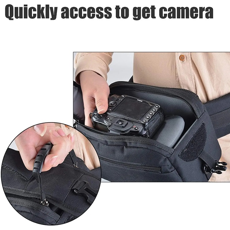 Bolsa tipo estilingue de um om - Camera Bag Waterproof avaliação e preço